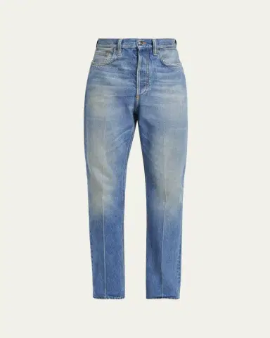 Versace Men's Straight-Leg Denim Jeans | Thumbnail 5