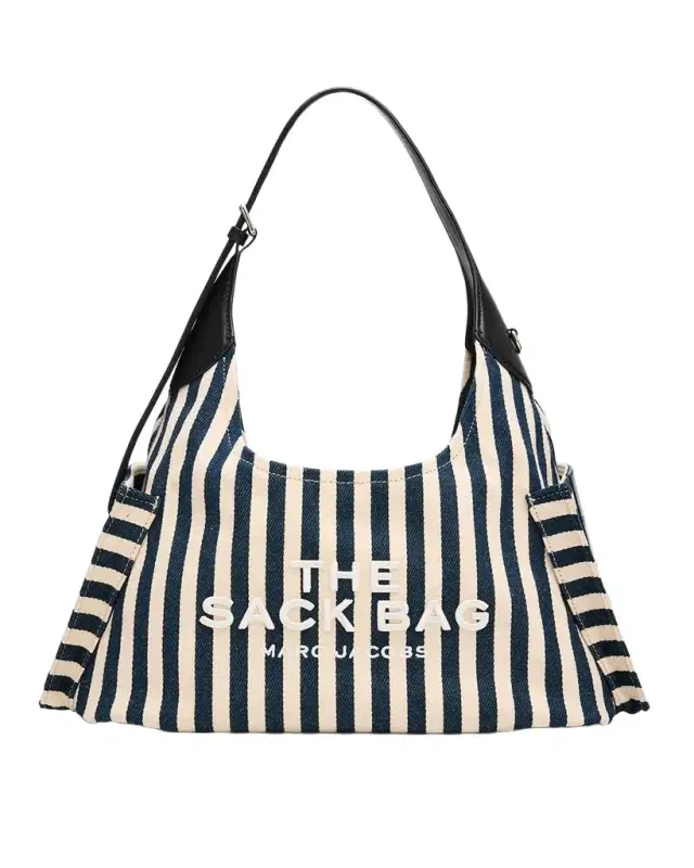 Marc Jacobs The Stripe Canvas Belted Sack Bag