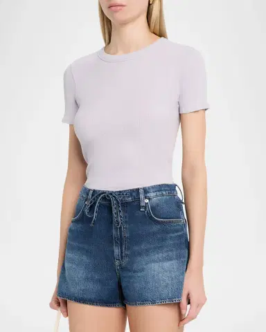 Rag & Bone The Essential Ribbed Tee | Thumbnail 15