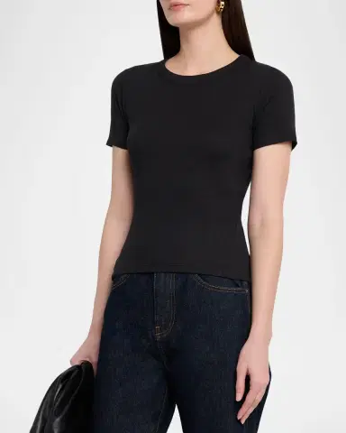 Rag & Bone The Essential Ribbed Tee | Thumbnail 3