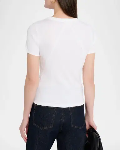 Rag & Bone The Essential Ribbed Tee | Thumbnail 6