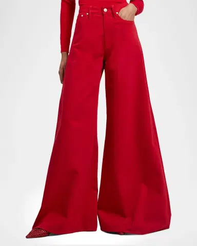 Ralph Lauren Collection Collen Wide-Leg Jeans | Thumbnail 2 Ralph Lauren Collection Collen Wide-Leg Jeans | Thumbnail 2