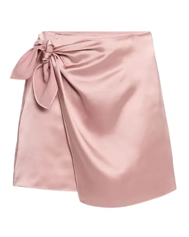 Lydia Satin Wrap Skirt