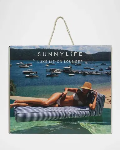 Sunnylife Le Weekend Luxe Lie-On Inflatable Lounger | Thumbnail 7