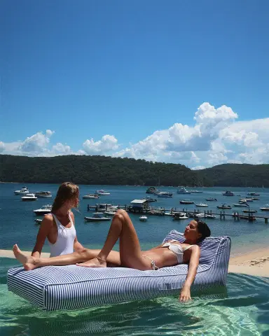 Sunnylife Le Weekend Luxe Lie-On Inflatable Lounger | Thumbnail 1