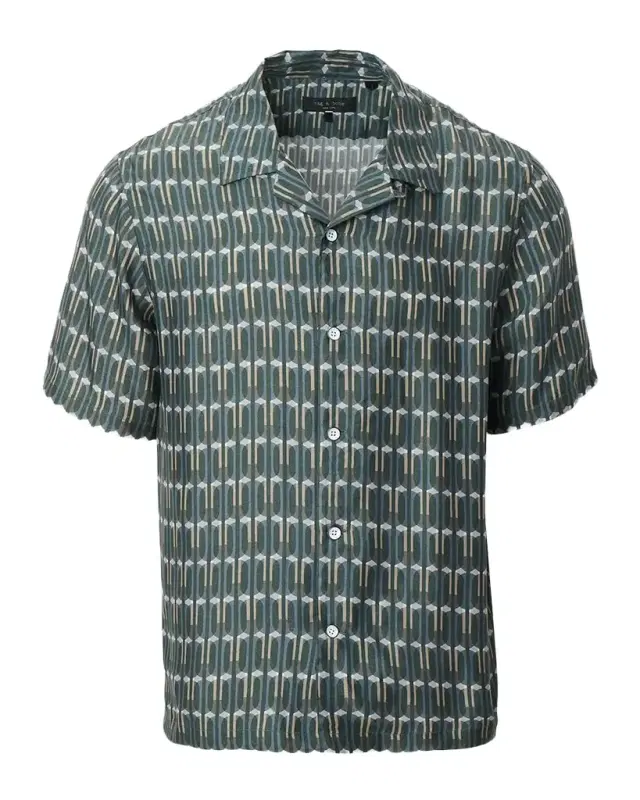 Men 's Avery Viscose Short-Sleeve Shirt