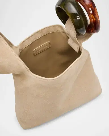 Veronica Beard Swing Stone Loop Suede Bag | Thumbnail 4 Veronica Beard Swing Stone Loop Suede Bag | Thumbnail 4
