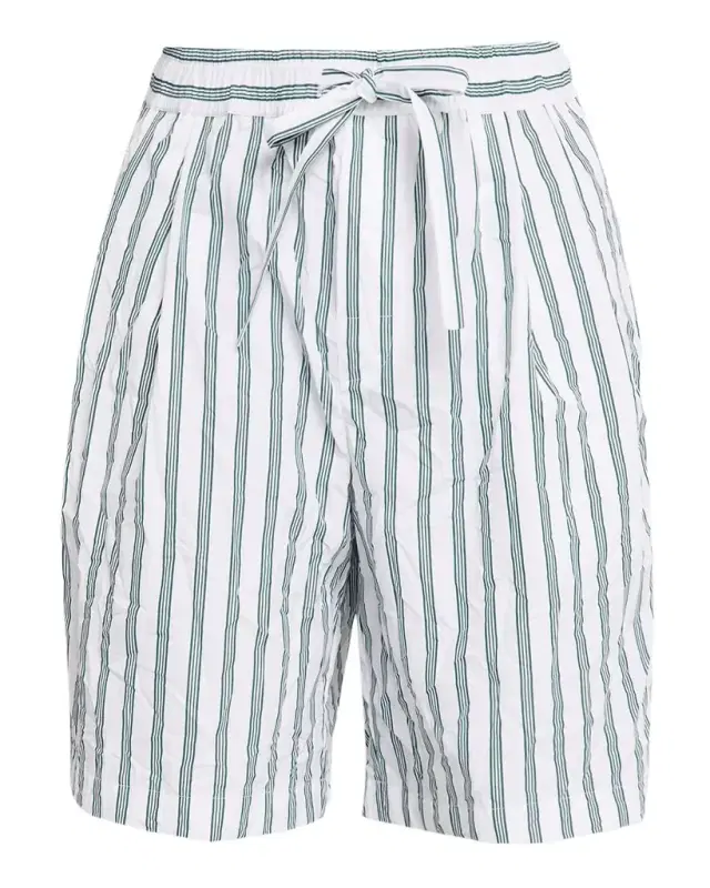 Men 's Striped Poplin Shorts
