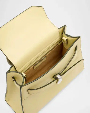 Veronica Beard Dash Belted Leather Resin Top-Handle Bag | Thumbnail 8 Veronica Beard Dash Belted Leather Resin Top-Handle Bag | Thumbnail 8