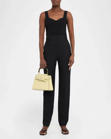 Veronica Beard Dash Belted Leather Resin Top-Handle Bag | Thumbnail 9 Veronica Beard Dash Belted Leather Resin Top-Handle Bag | Thumbnail 9