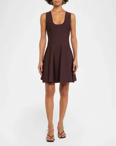 A.L.C. Sera Knit Fit-&-Flare Mini Dress | Thumbnail 2 A.L.C. Sera Knit Fit-&-Flare Mini Dress | Thumbnail 2