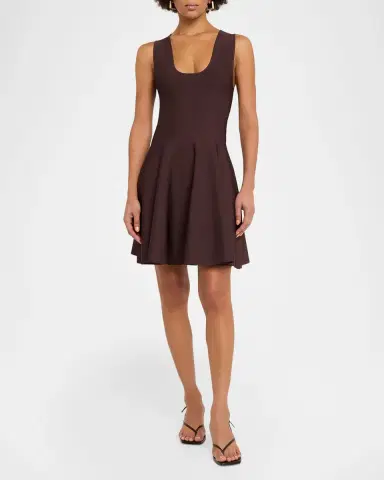 A.L.C. Sera Knit Fit-&-Flare Mini Dress | Thumbnail 4 A.L.C. Sera Knit Fit-&-Flare Mini Dress | Thumbnail 4