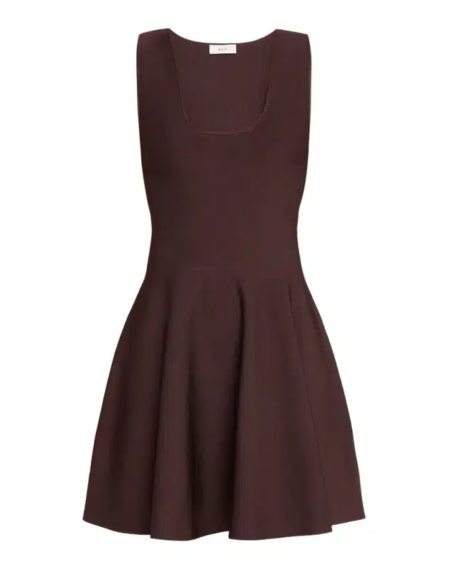 Sera Knit Fit-&-Flare Mini Dress