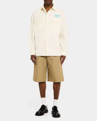 Willy Chavarria Men's Corcoran Button-Down Workshirt | Thumbnail 2