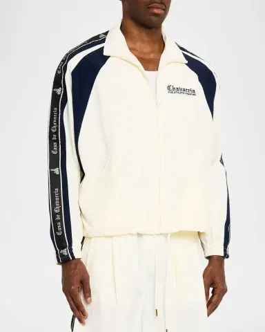 Willy Chavarria Men's Casa De Chavarria Tape Track Jacket | Thumbnail 4