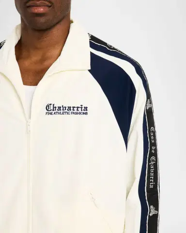 Willy Chavarria Men's Casa De Chavarria Tape Track Jacket | Thumbnail 5