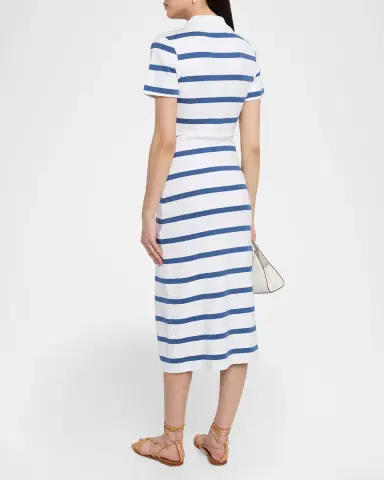 TANYA TAYLOR Ellicot Stripe Short-Sleeve Shirtdress | Thumbnail 3 TANYA TAYLOR Ellicot Stripe Short-Sleeve Shirtdress | Thumbnail 3