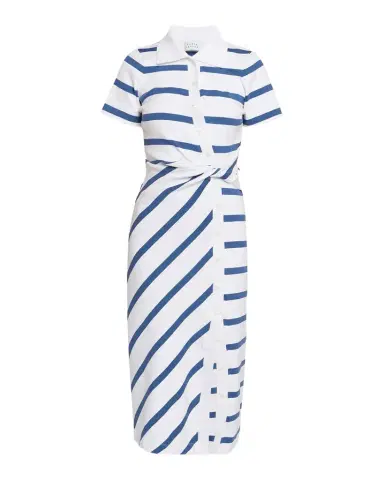 TANYA TAYLOR Ellicot Stripe Short-Sleeve Shirtdress | Thumbnail 1 TANYA TAYLOR Ellicot Stripe Short-Sleeve Shirtdress | Thumbnail 1