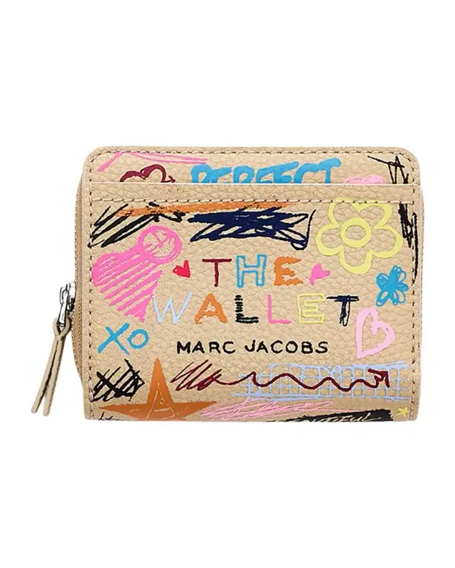 The Punk Scribble Mini Compact Wallet