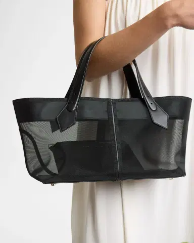 Proenza Schouler East West Chelsea Mesh Tote Bag | Thumbnail 2 Proenza Schouler East West Chelsea Mesh Tote Bag | Thumbnail 2