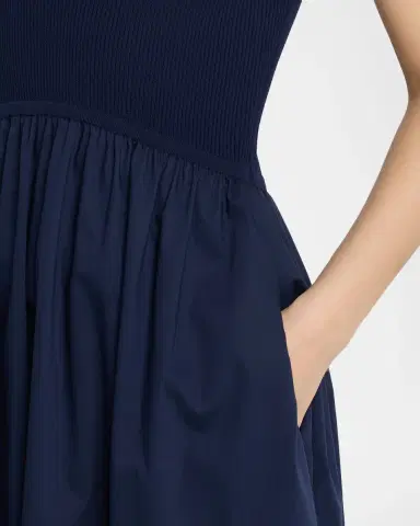 Tanya Taylor Bess Mixed-Media Midi Dress | Thumbnail 5 Tanya Taylor Bess Mixed-Media Midi Dress | Thumbnail 5