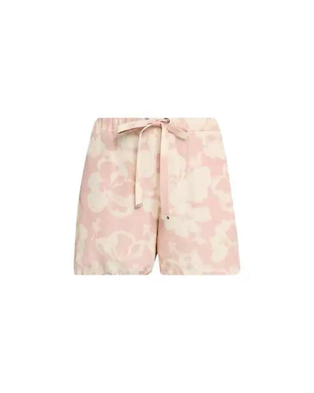 Floral-Print Drawstring Shorts