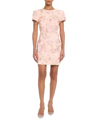 Milly Daisy Floral-Embroidered Mesh Mini Dress | Thumbnail 1 Milly Daisy Floral-Embroidered Mesh Mini Dress | Thumbnail 1