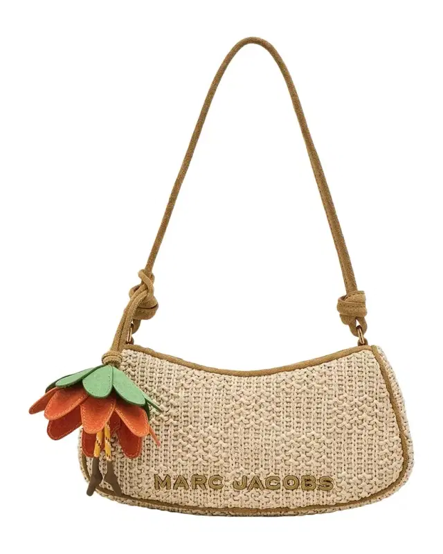 The Summer Woven Charm Shoulder Bag