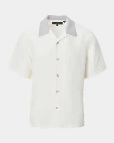 Rag & Bone Men 's Avery Slub Short-Sleeve Shirt | Thumbnail 2