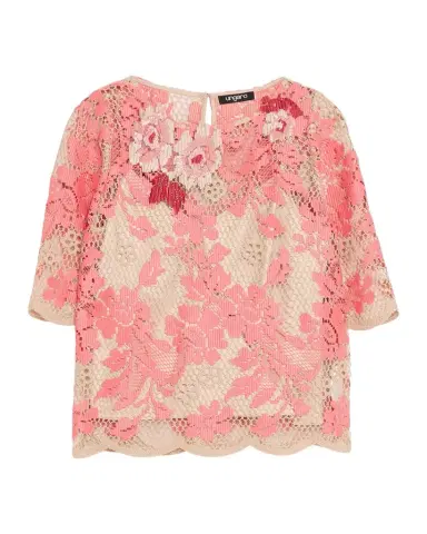 Ungaro Wren Scalloped Floral Lace Blouse | Thumbnail 1 Ungaro Wren Scalloped Floral Lace Blouse | Thumbnail 1