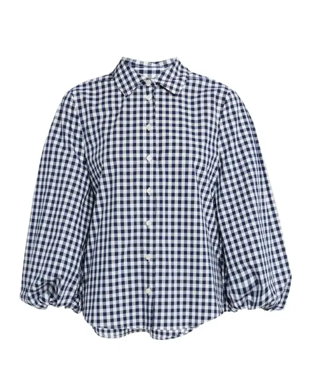 Marina Voluminous Button-Front Shirt