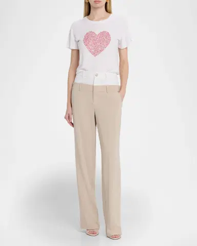 Cinq à Sept Dionne Mixed Media Straight-Leg Pants | Thumbnail 2
