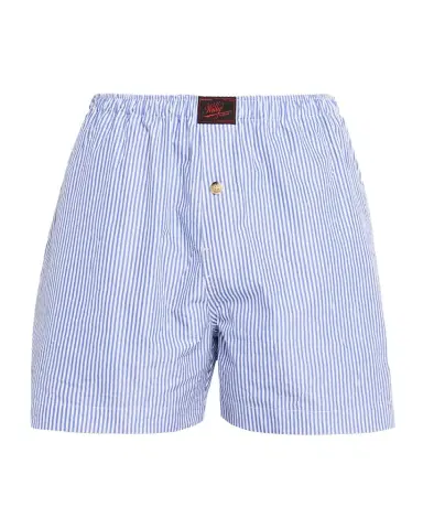 Willy Chavarria Men's Willy Woven Label Stripe Pull-On Shorts | Thumbnail 1 Willy Chavarria Men's Willy Woven Label Stripe Pull-On Shorts | Thumbnail 1