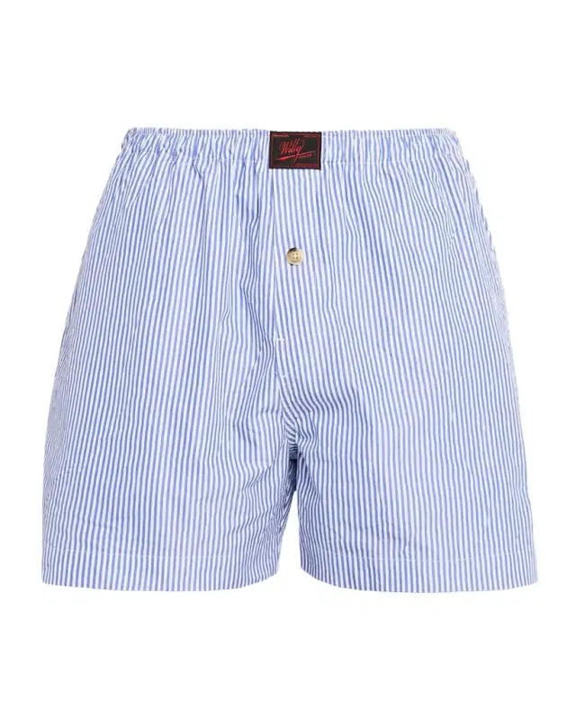 Men 's Willy Woven Label Stripe Pull-On Shorts