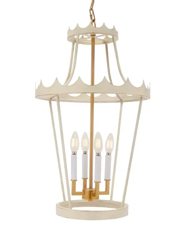 Old World Design Citadel 27" 4-Light Lantern Chandelier