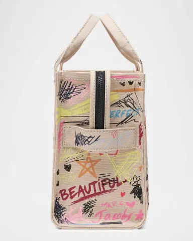 Marc Jacobs The Punk Scribble Canvas Medium Tote Bag | Thumbnail 7 Marc Jacobs The Punk Scribble Canvas Medium Tote Bag | Thumbnail 7