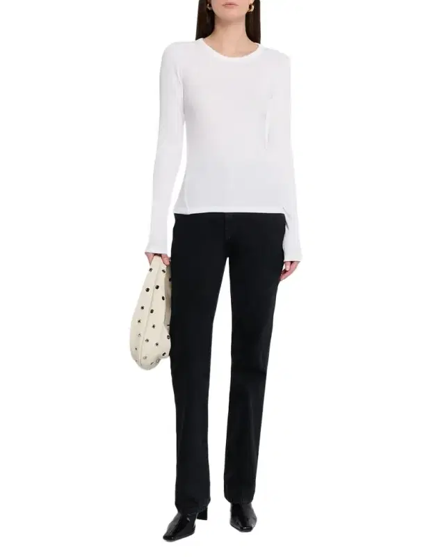 The Essential Ribbed Long-Sleeve Tee