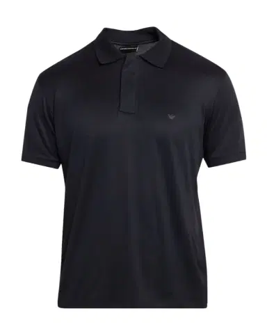 Emporio Armani Men's Short-Sleeved Lyocell-Blend Polo Shirt | Thumbnail 1