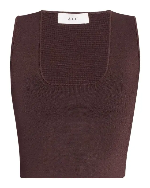 Sera Square-Neck Crop Top