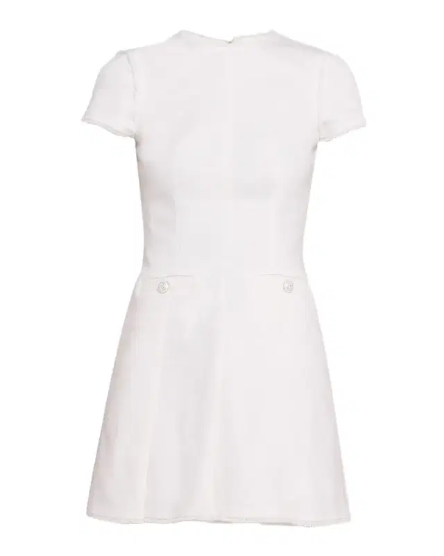 Cinq a Sept Nova Short-Sleeve Denim Mini Dress
