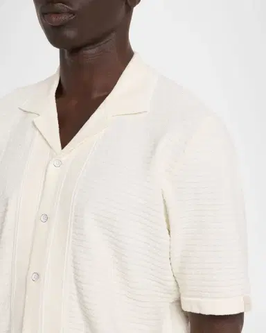 rag & bone Men's Zuma Ottoman Stitch Short-Sleeve Shirt | Thumbnail 5 rag & bone Men's Zuma Ottoman Stitch Short-Sleeve Shirt | Thumbnail 5