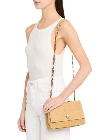 Marc Jacobs The Croc-Embossed Suede Slim Dual Convertible Shoulder Bag | Thumbnail 1 Marc Jacobs The Croc-Embossed Suede Slim Dual Convertible Shoulder Bag | Thumbnail 1