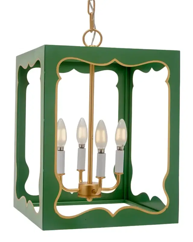 Old World Design Phoebe 19" 4-Light Pendant Chandelier