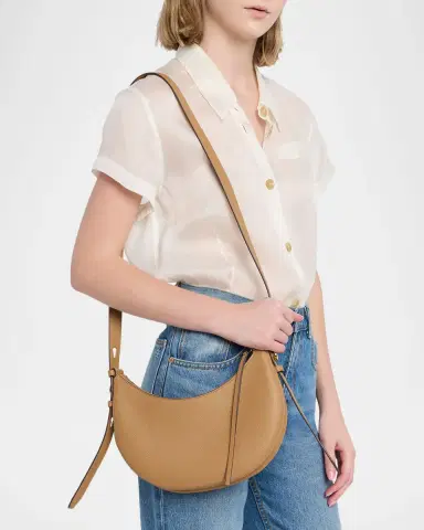 Tory Burch Romy Crescent Leather Shoulder Bag | Thumbnail 6 Tory Burch Romy Crescent Leather Shoulder Bag | Thumbnail 6