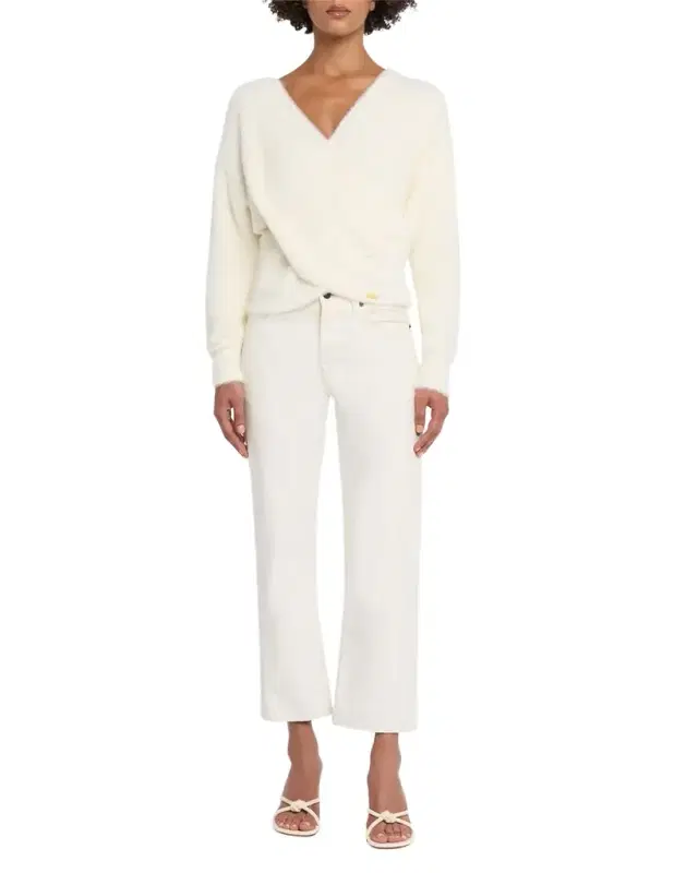 Antonella Surplice Crossover Sweater