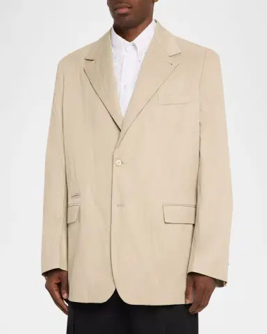 Willy Chavarria Men's Chuco Oversized Fit Blazer | Thumbnail 4 Willy Chavarria Men's Chuco Oversized Fit Blazer | Thumbnail 4