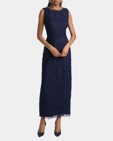 Milly Molly Sleeveless Lace Gown | Thumbnail 2 Milly Molly Sleeveless Lace Gown | Thumbnail 2