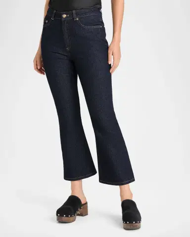 Cinq à Sept Stevie Cropped Kick-Flare Jeans | Thumbnail 3
