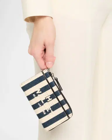 Marc Jacobs The Stripe Canvas Top Zip Multi Wallet | Thumbnail 2 Marc Jacobs The Stripe Canvas Top Zip Multi Wallet | Thumbnail 2