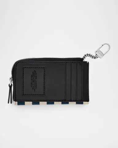 Marc Jacobs The Stripe Canvas Top Zip Multi Wallet | Thumbnail 4 Marc Jacobs The Stripe Canvas Top Zip Multi Wallet | Thumbnail 4